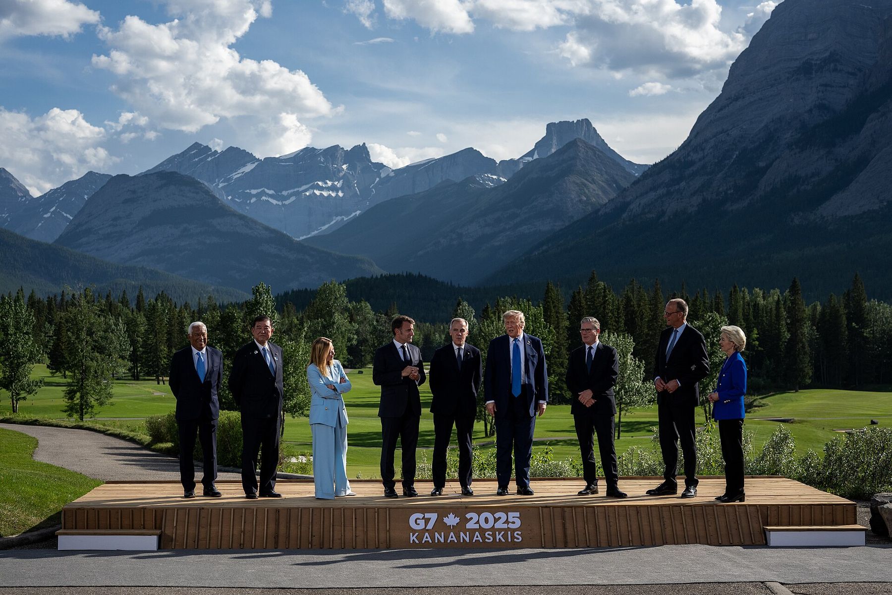 G7 richtet Medienzentrum am Rande des Gipfels aus